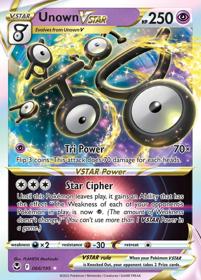 Carte Pokémon: Unown VSTAR [Zarbi VSTAR]