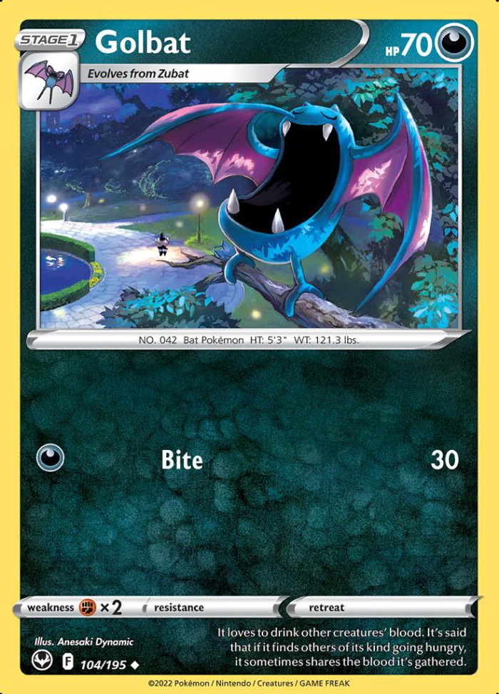 Carte Pokémon: Golbat [Nosferalto]