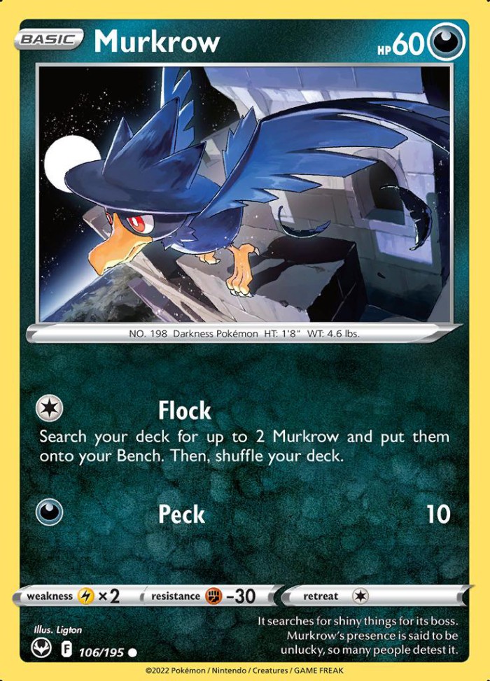 Carte Pokémon: Murkrow [Cornèbre]