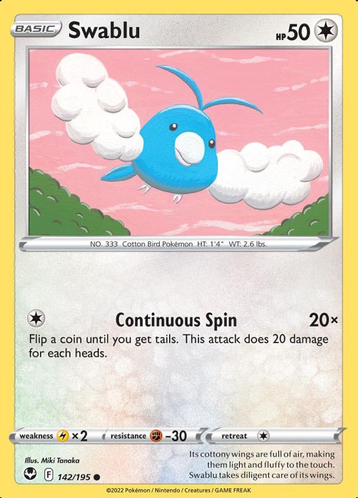 Carte Pokémon: Swablu [Tylton]