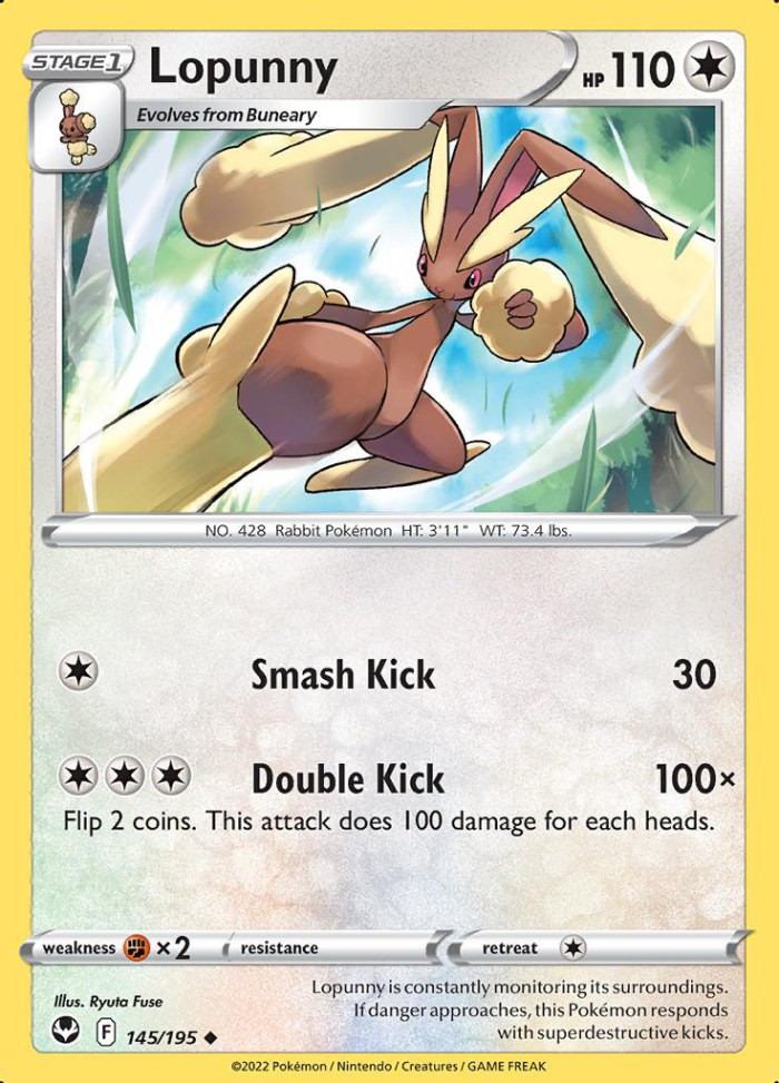 Carte Pokémon: Lopunny [Lockpin]