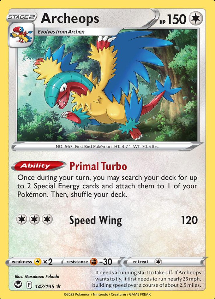 Carte Pokémon: Archeops [Aéroptéryx]