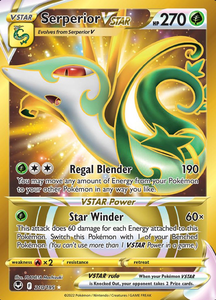 Carte Pokémon: Serperior VSTAR [Majaspic VSTAR]