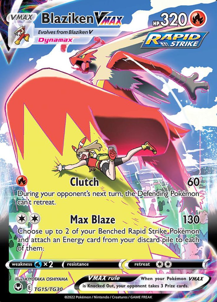 Carte Pokémon: Blaziken VMAX [Braségali VMAX]