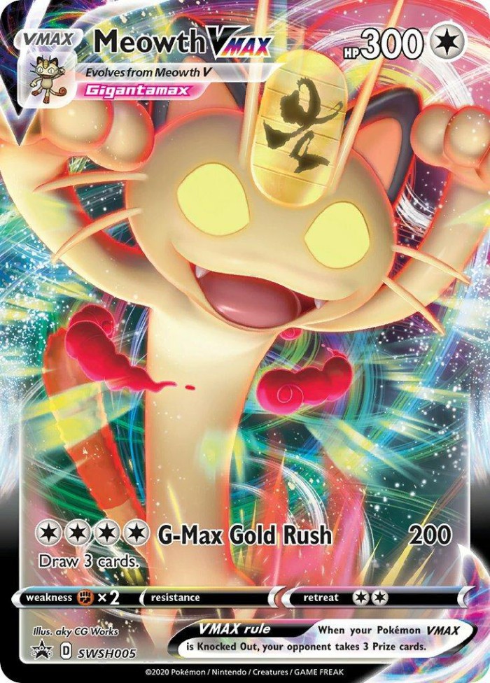 Carte Pokémon: Meowth VMAX [Miaouss VMAX]