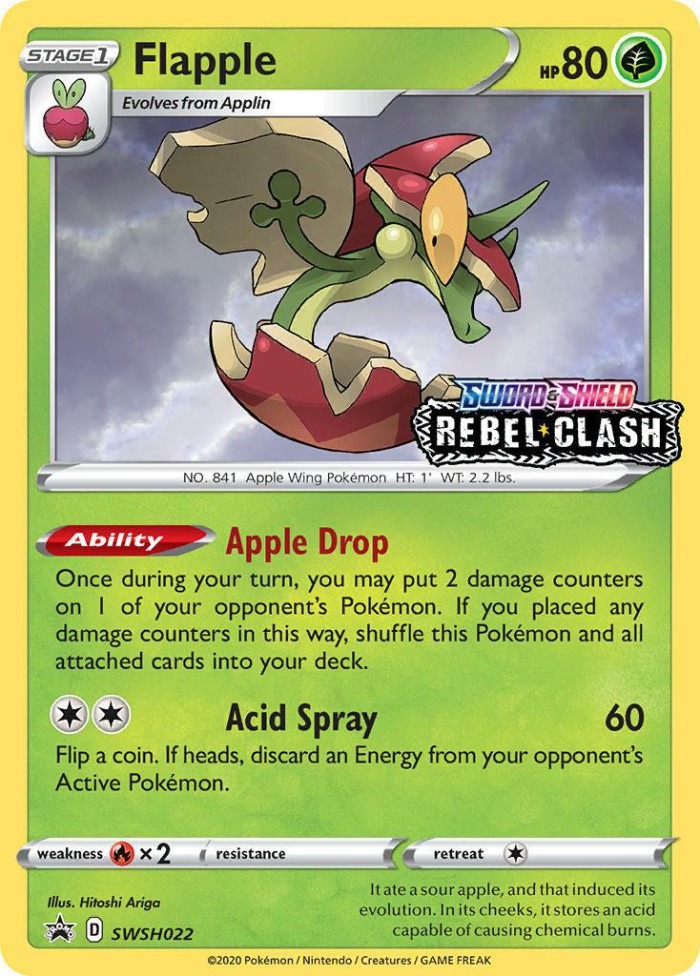 Carte Pokémon: Flapple [Pomdrapi]