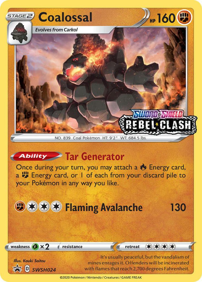 Carte Pokémon: Coalossal [Monthracite]