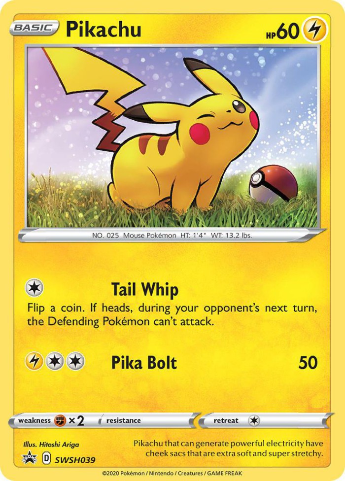 Carte Pokémon: Pikachu [Pikachu]