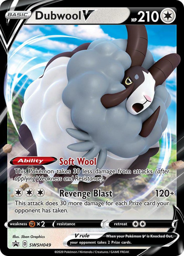 Carte Pokémon: Dubwool V [Moumouflon V]