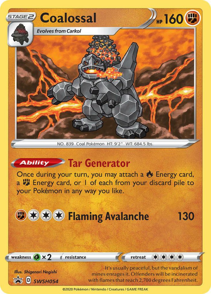 Carte Pokémon: Coalossal [Monthracite]