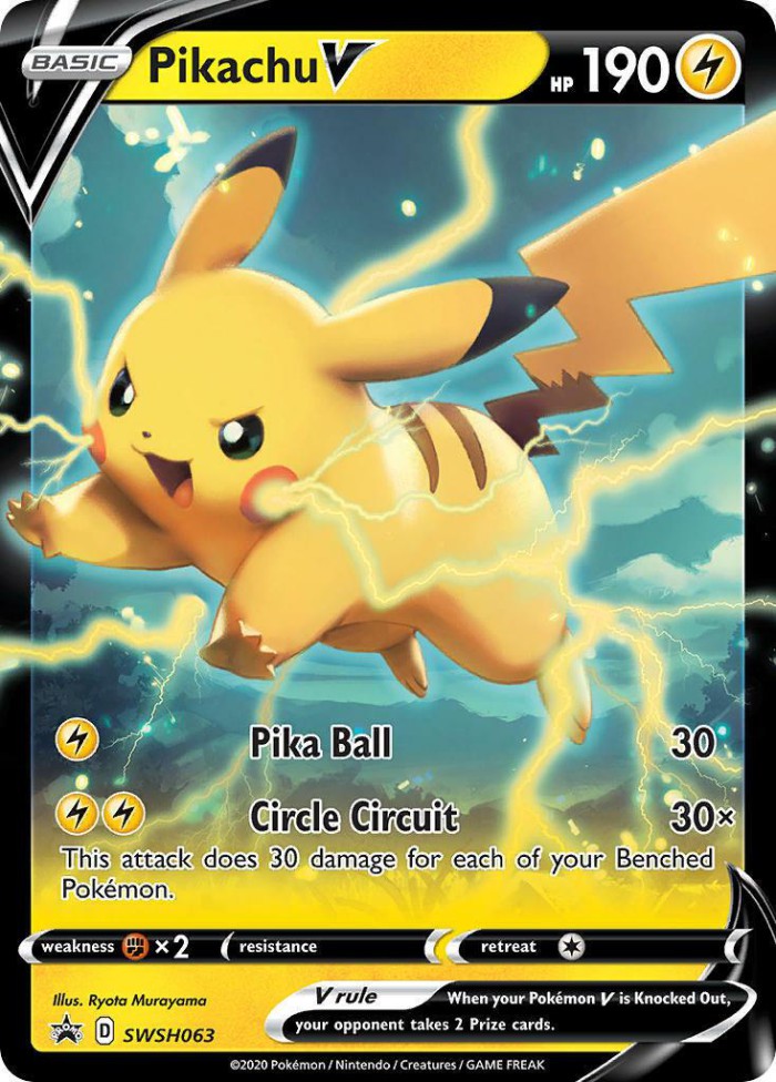 Carte Pokémon: Pikachu V [Pikachu V]