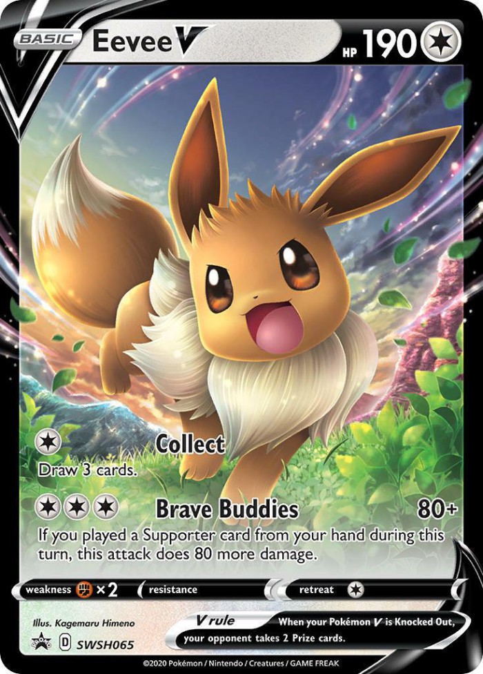 Carte Pokémon: Eevee V [Évoli V]