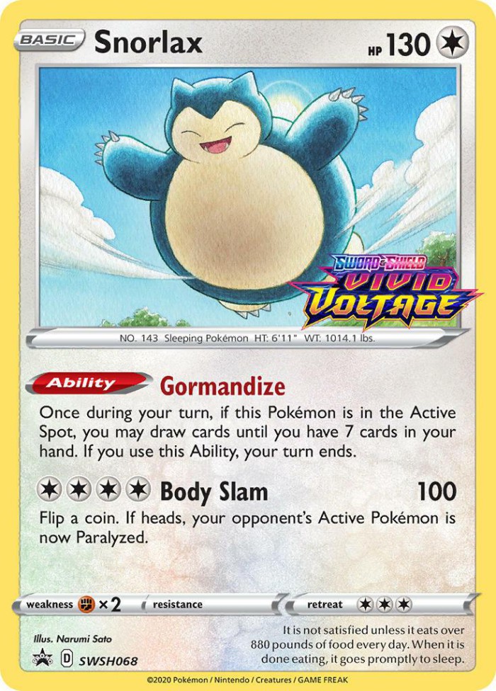 Carte Pokémon: Snorlax [Ronflex]