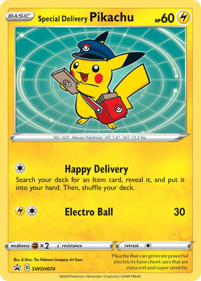 Carte Pokémon: Special Delivery Pikachu [Pikachu Livraison Spéciale]