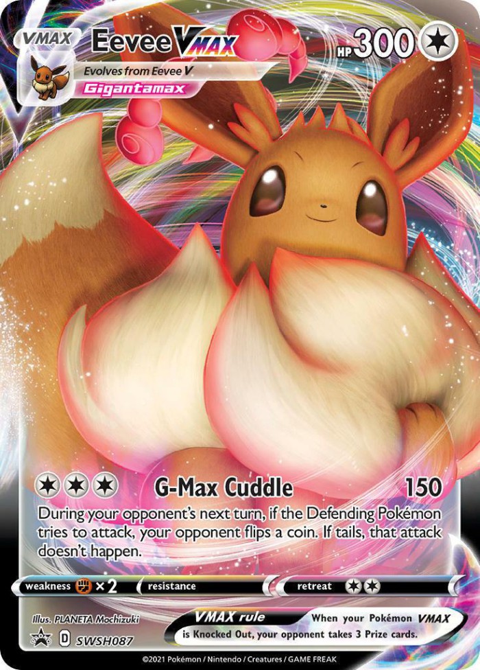 Carte Pokémon: Eevee VMAX [Évoli VMAX]