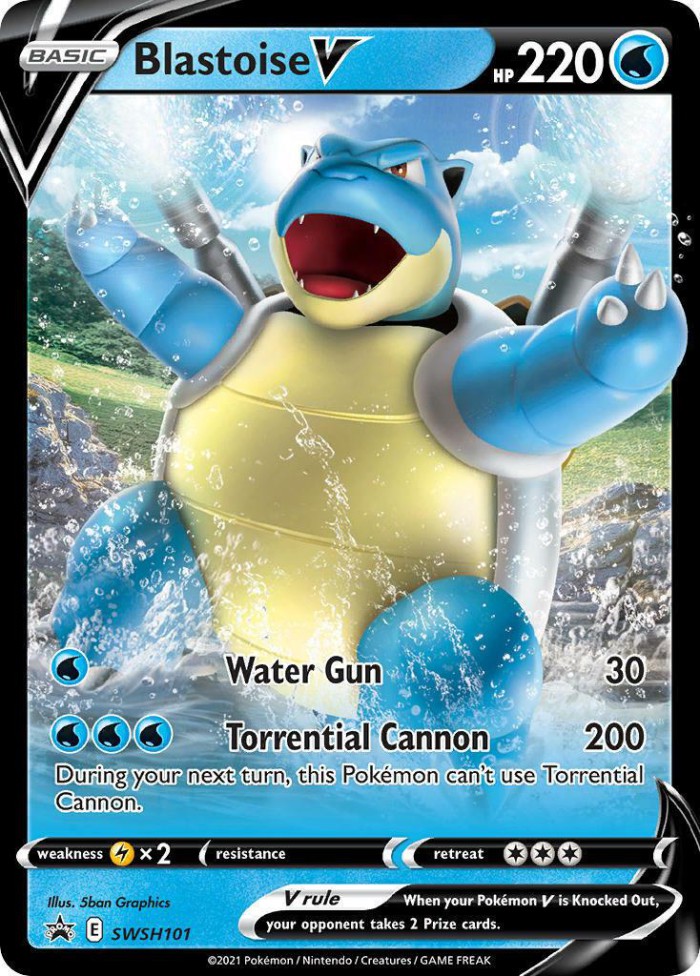 Carte Pokémon: Blastoise V [Tortank V]