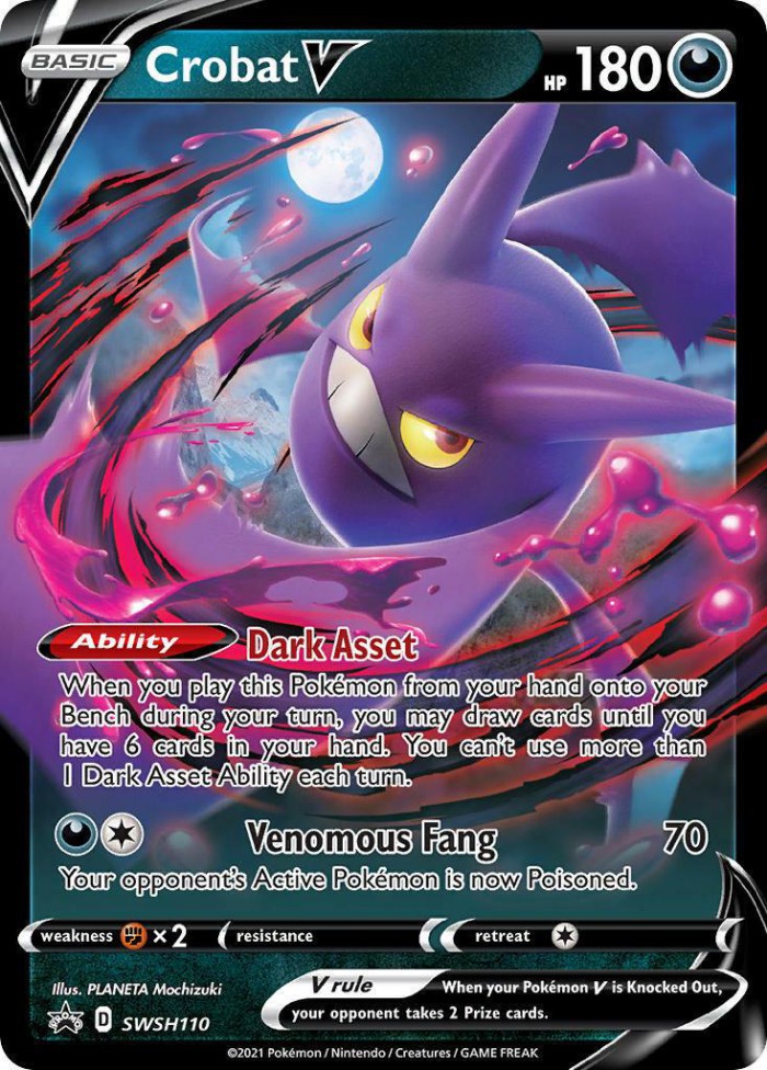 Carte Pokémon: Crobat V [Nostenfer V]