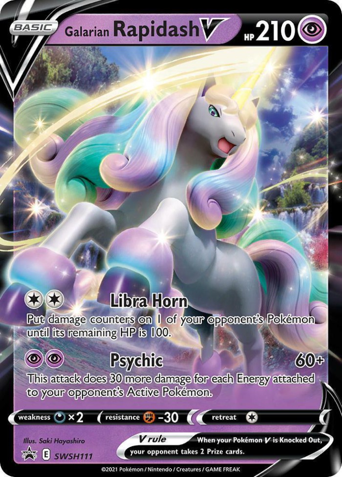 Carte Pokémon: Galarian Rapidash V [Galopa de Galar V]