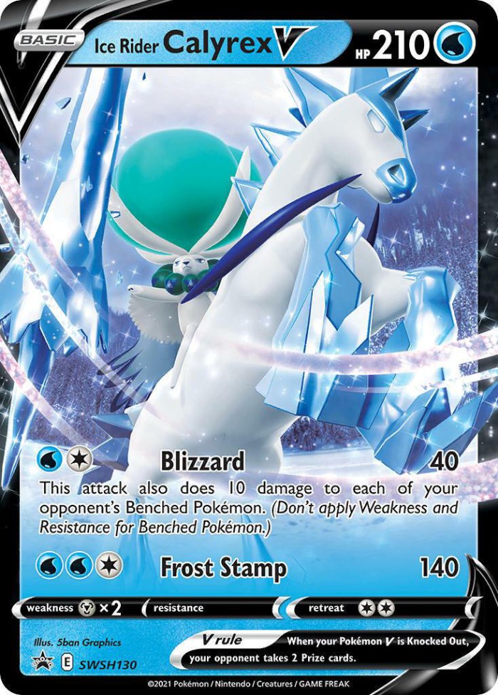 Carte Pokémon: Ice Rider Calyrex V [Sylveroy Cavalier du Froid V]