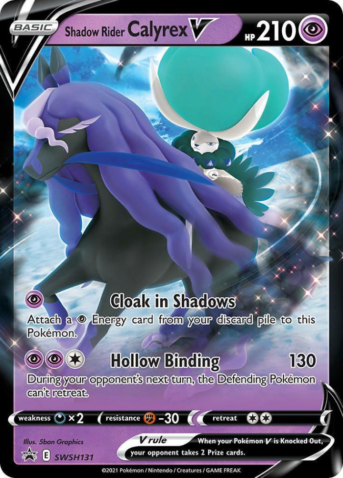 Carte Pokémon: Shadow Rider Calyrex V [Sylveroy Cavalier d'Effroi V]