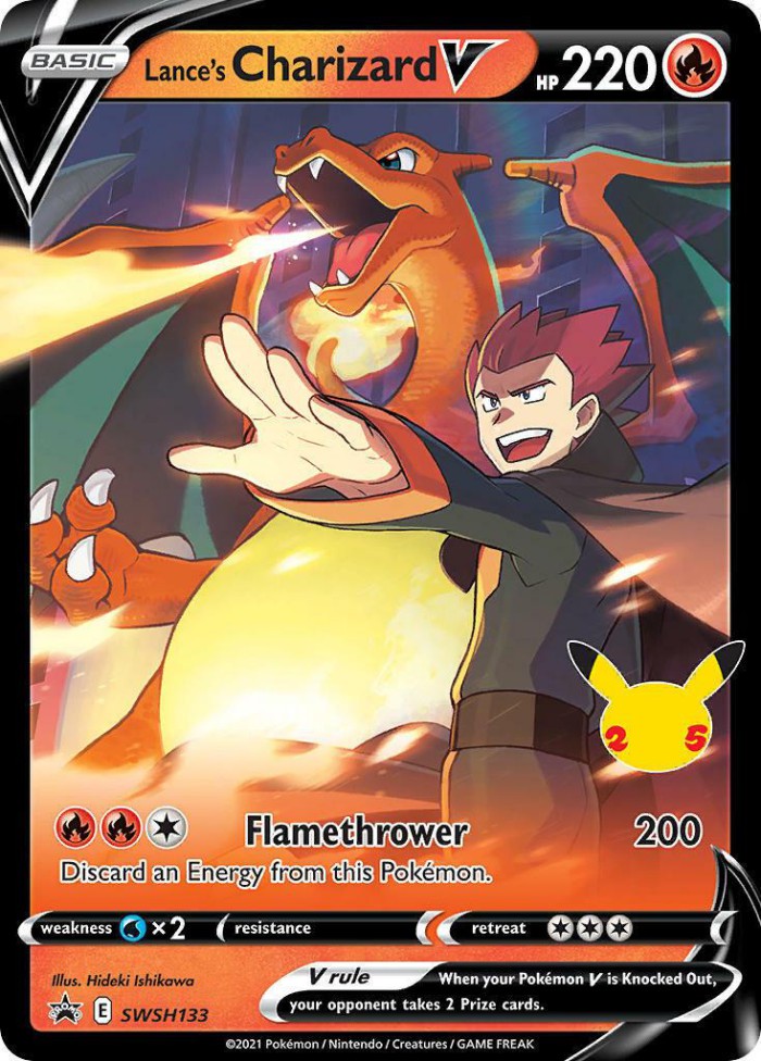 Carte Pokémon: Lance's Charizard V [Dracaufeu V de Peter]