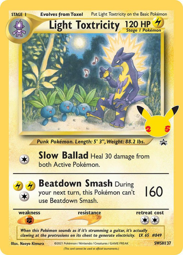 Carte Pokémon: Light Toxtricity [Salarsen lumineux]