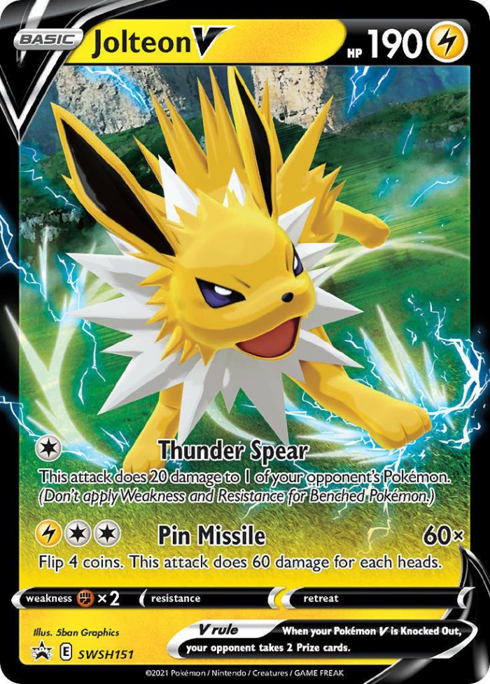 Carte Pokémon: Jolteon V [Voltali V]