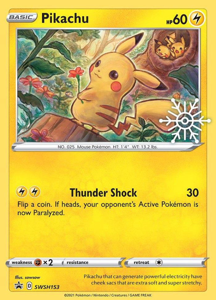 Carte Pokémon: Pikachu [Pikachu]