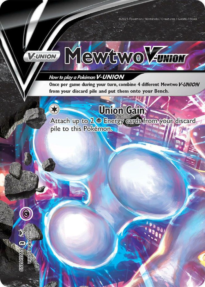 Carte Pokémon: Mewtwo VUNION [Mewtwo VUNION]