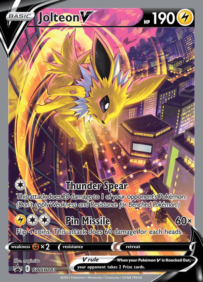 Carte Pokémon: Jolteon V [Voltali V]