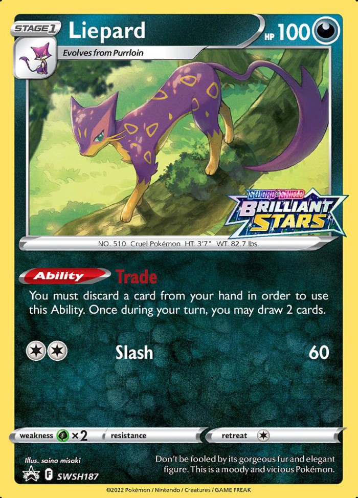 Carte Pokémon: Liepard [Léopardus]