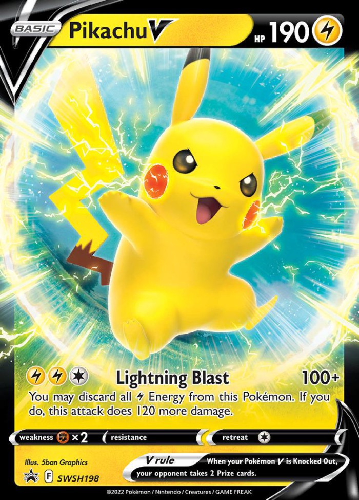 Carte Pokémon: Pikachu V [Pikachu V]