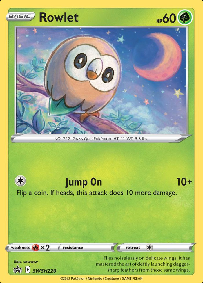 Carte Pokémon: Rowlet [Brindibou]