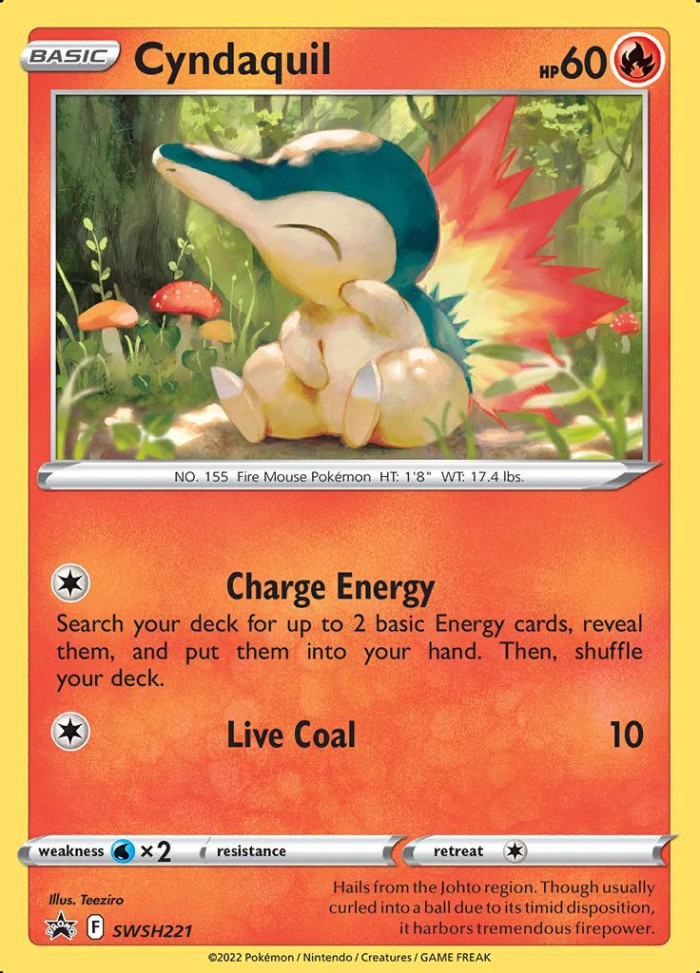 Carte Pokémon: Cyndaquil [Héricendre]