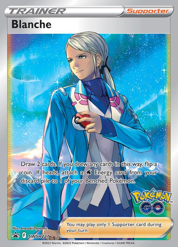 Carte Pokémon: Blanche [Capitaine d'équipe Blanche]