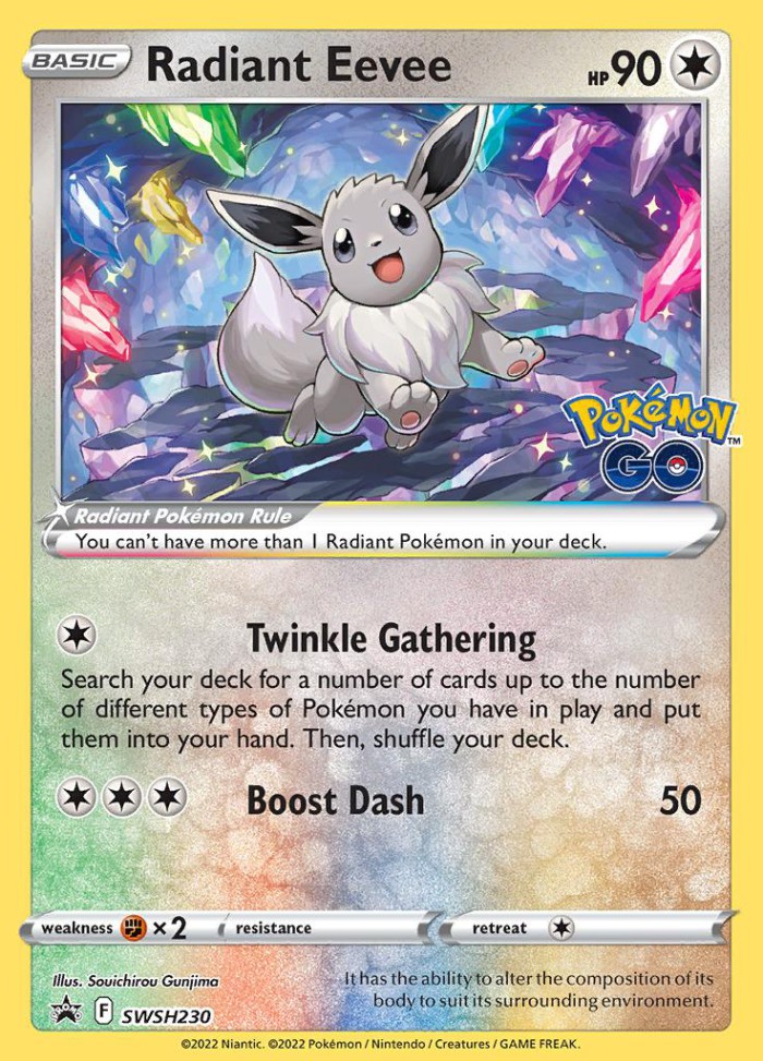 Carte Pokémon: Radiant Eevee [Évoli Radieux]