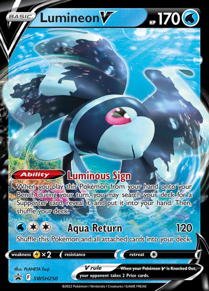 Carte Pokémon: Lumineon V [Luminéon V]