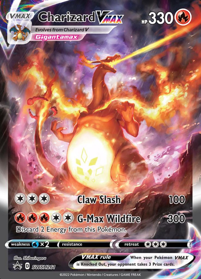 Carte Pokémon: Charizard VMAX [Dracaufeu VMAX]