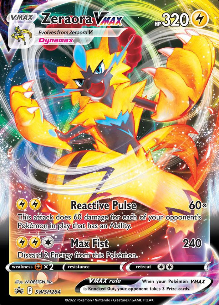 Carte Pokémon: Zeraora VMAX [Zeraora VMAX]