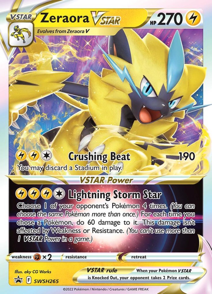 Carte Pokémon: Zeraora VSTAR [Zeraora VSTAR]