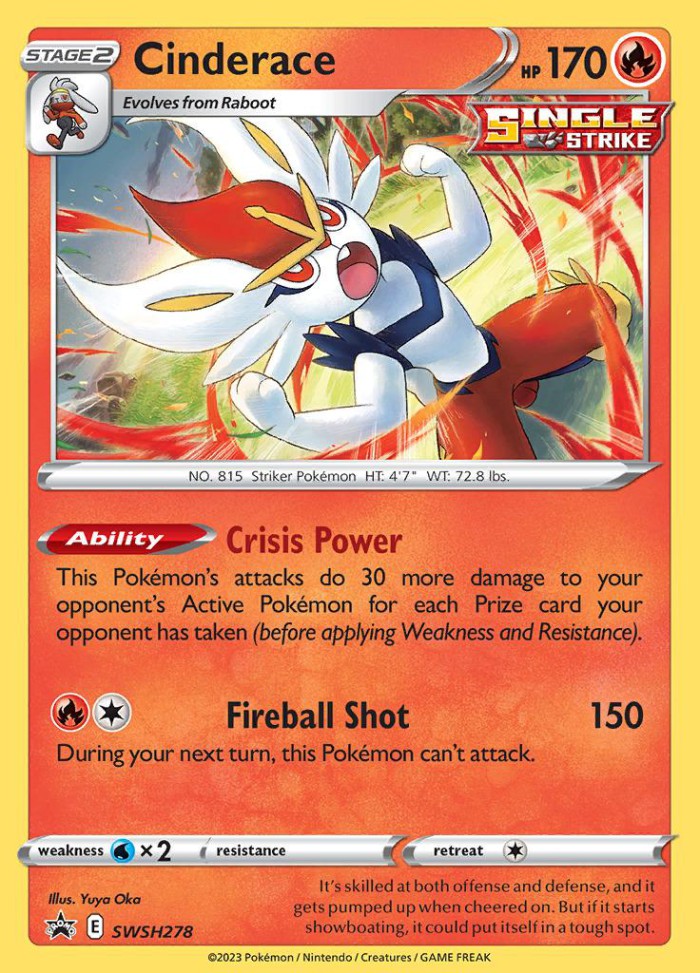 Carte Pokémon: Cinderace [Pyrobut]