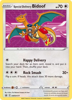 Carte Pokémon: Special Delivery Bidoof