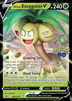 Carte Pokémon: Alolan Exeggutor V