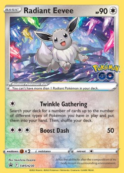 Carte Pokémon: Radiant Eevee