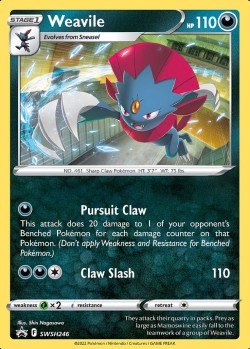 Carte Pokémon: Weavile