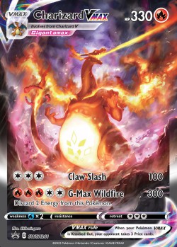 Carte Pokémon: Charizard VMAX