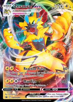 Carte Pokémon: Zeraora VMAX