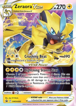 Carte Pokémon: Zeraora VSTAR