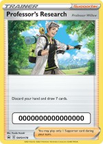 Carte Pokémon: Recherches Professorales