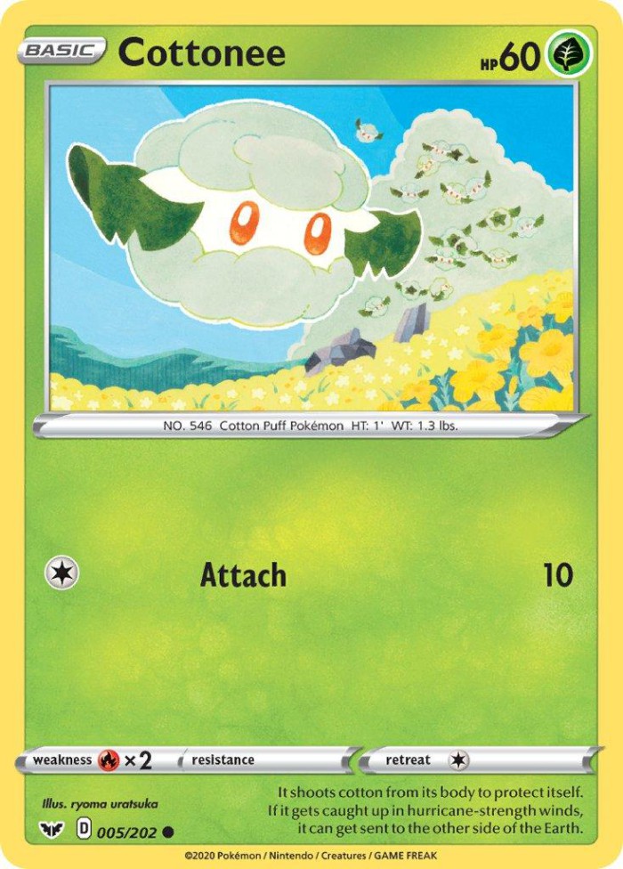 Carte Pokémon: Cottonee [Doudouvet]